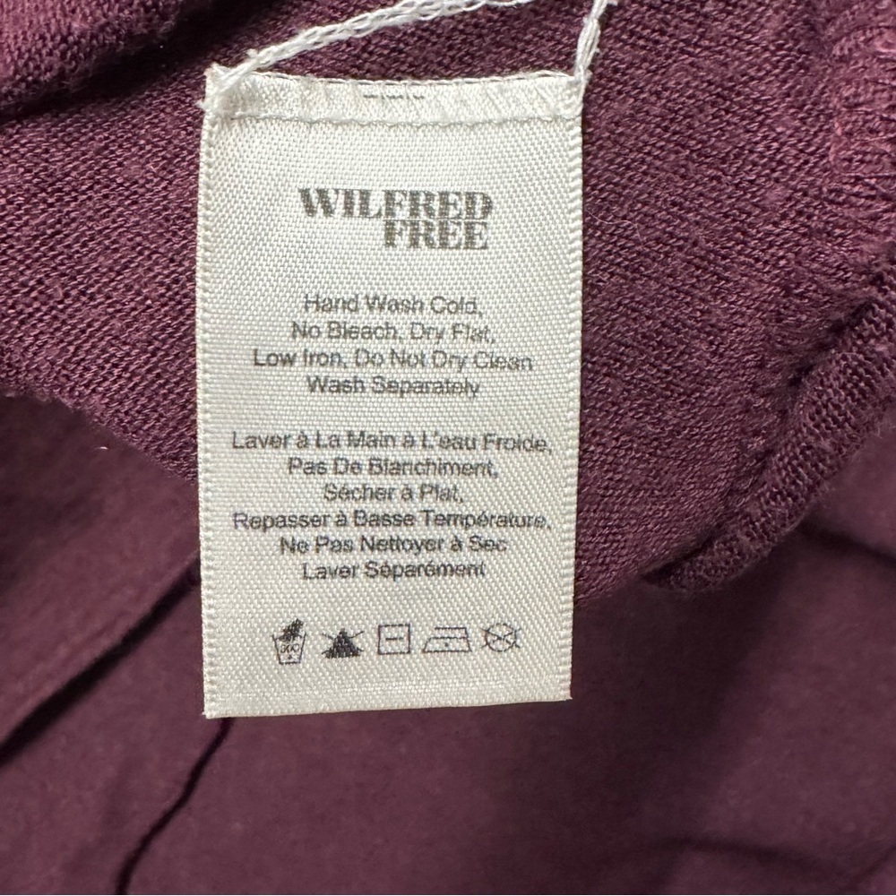 Wilfred Free Rosa Tank Dress Deep Plum Large - Picture 3 of 6